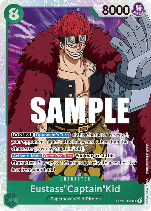 OP01-051 Eustass"Captain"Kid (Wanted Poster)