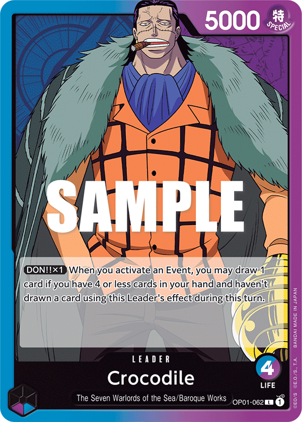 OP01-062 Crocodile