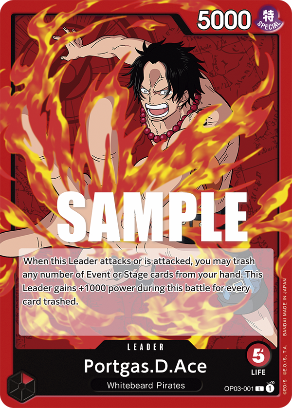 OP03-001 Portgas.D.Ace